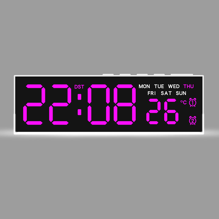 Digitaluhr mit Integriertem Thermometer und Wochentagsanzeige Karnz