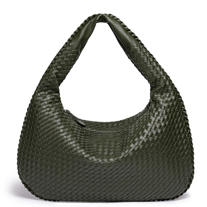Woven Leather Schultertasche Karnz
