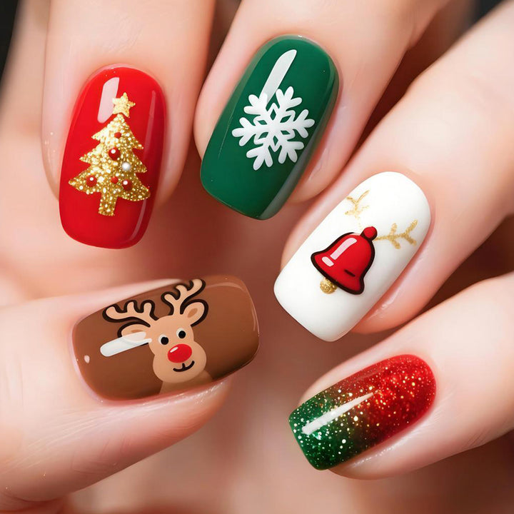 Holiday-Themed Gel Nagel Kit Karnz