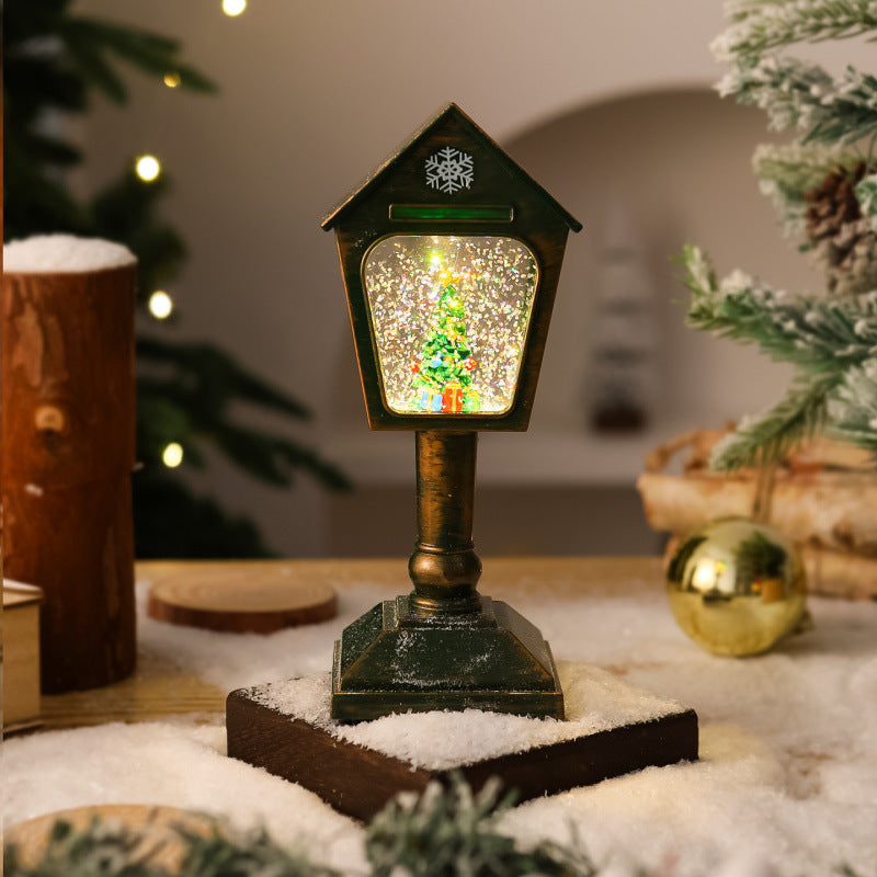 Beleuchtete Weihnachtslaterne Karnz
