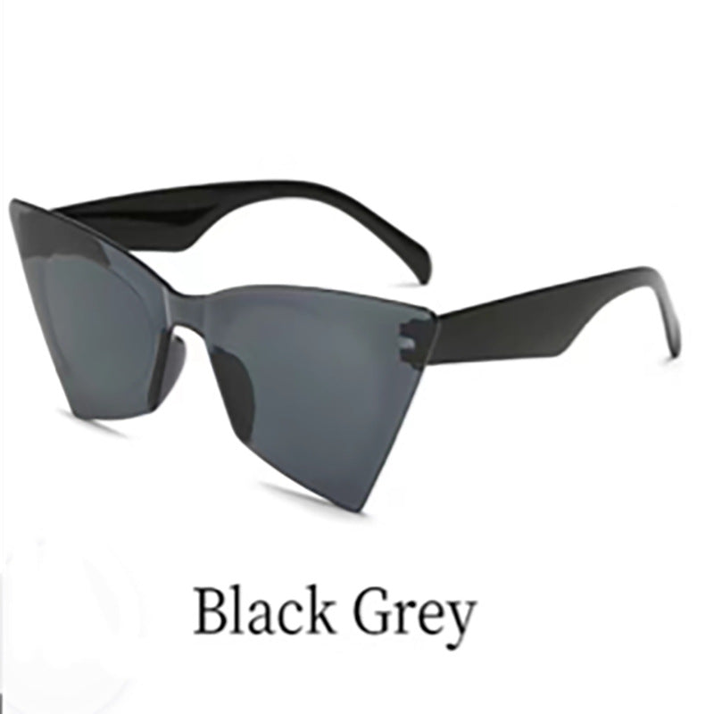 Damen Modische Transparente Sonnenbrille Karnz