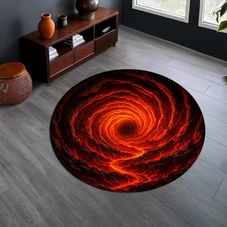 Künstlerischer Spiralwolken-Teppich