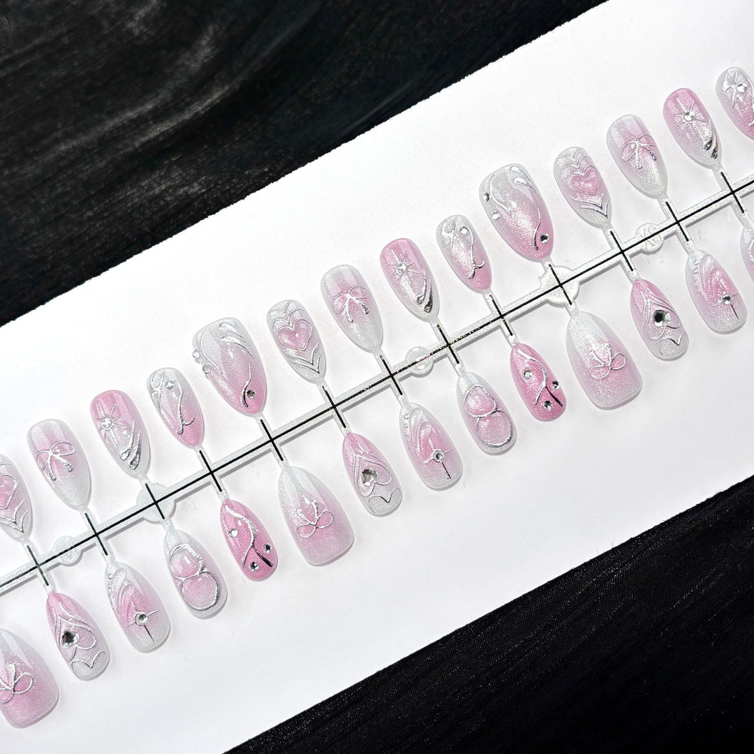 Glamourös Press-On Nagelkunst Set 1790745680