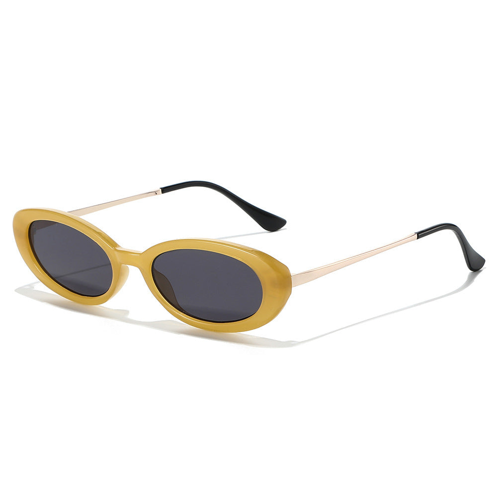 Elegante Übergroße Oval Sonnenbrille Karnz