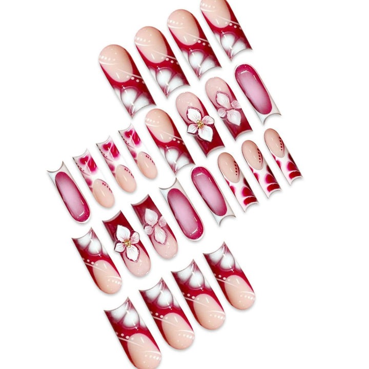 Floral Nail Art Extensions Karnz
