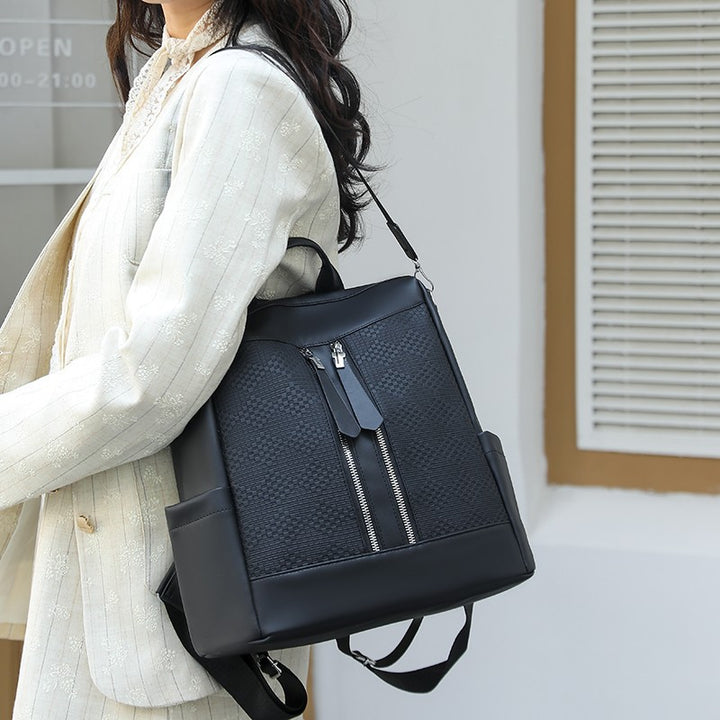Premium strukturiert Multi-Taschen Rucksack Karnz