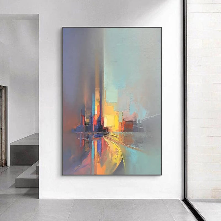 Abstrakte impressionistische Leinwand Wandkunst