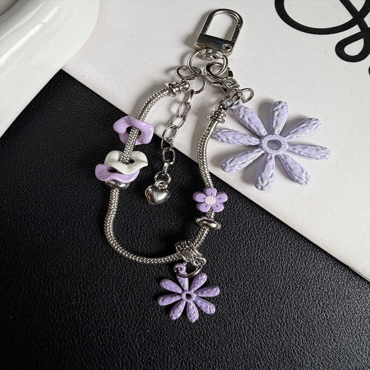 Blumenthema Charm Schlüsselanhänger Karnz