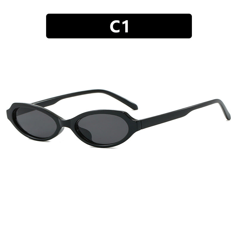 Damen elegante Sonnenbrille im stylischen Ovaldesign Karnz