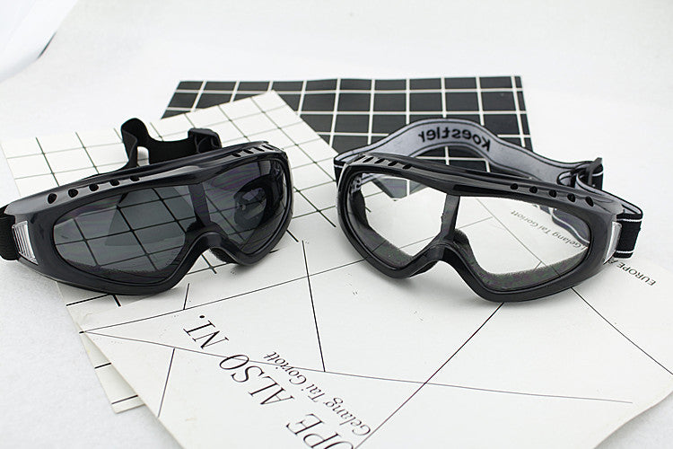 Damen Sportliche Schutzbrille mit verspiegelten Gläsern Karnz