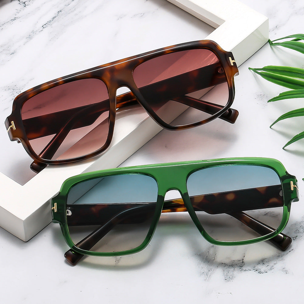 Damen trendige quadratische Sonnenbrille Karnz