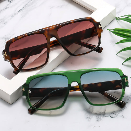 Damen trendige quadratische Sonnenbrille Karnz