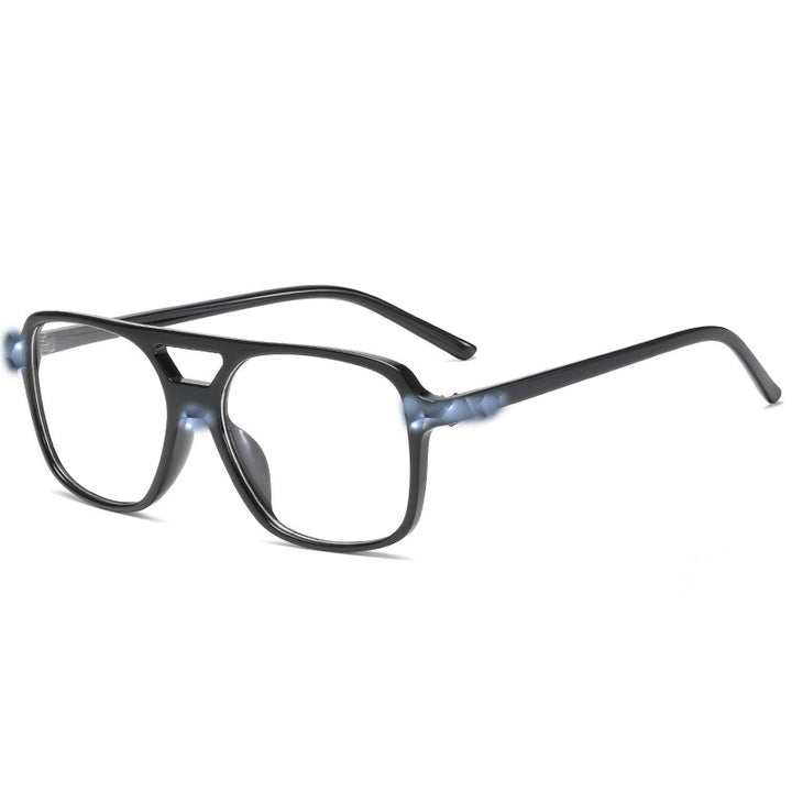 Damen modische rechteckige Brille mit stylischem Rahmen Karnz