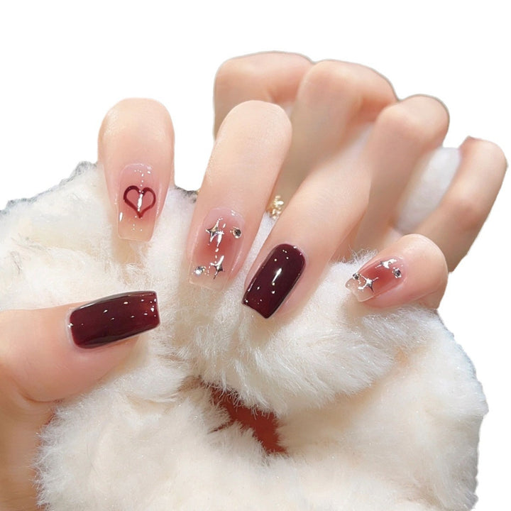 Glitter Ombre Press-On Nägel Karnz