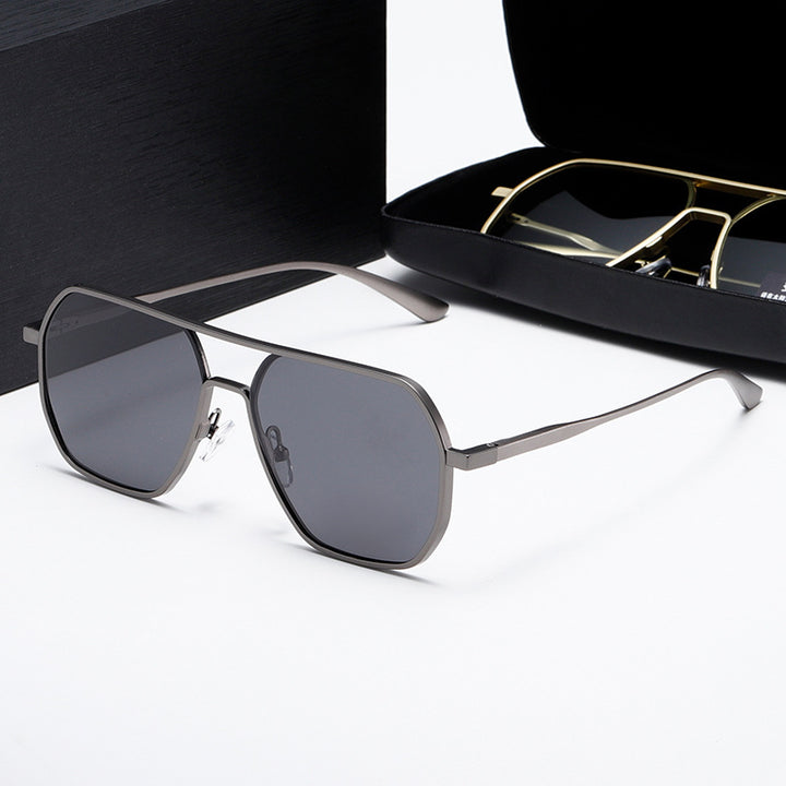 Damen Innovative modische Sonnenbrille mit rechteckigem Rahmen Karnz