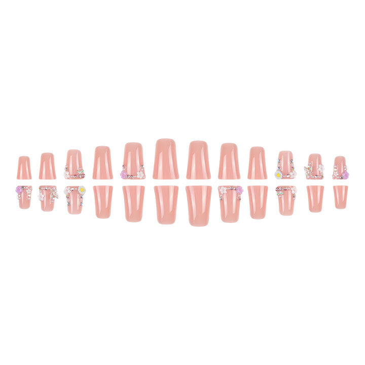 Dekorative Florale Nail Art Press-On Set Karnz 1789085706