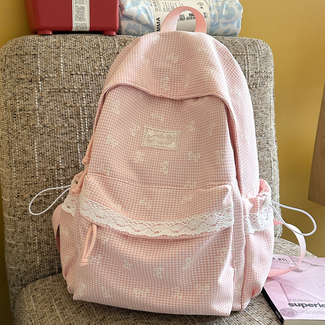 Süßer floralverzierte Rucksack Karnz