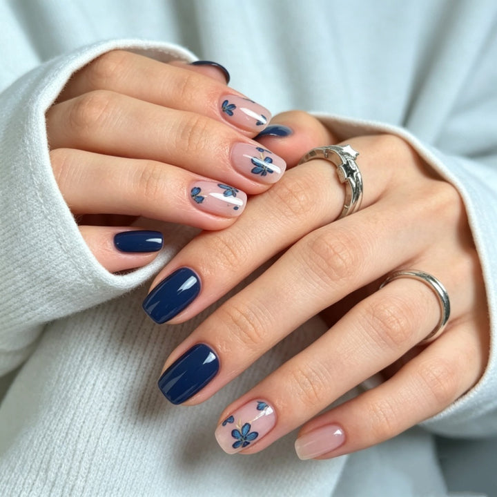 Floral Press-On Nagel Set Karnz 1787395178