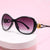 Damen Modische Sonnenbrille mit retro Akzenten Karnz
