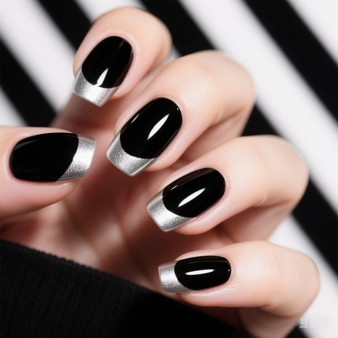 Elegante Hochglanz-Nagelkunst-Verstärkungen Karnz