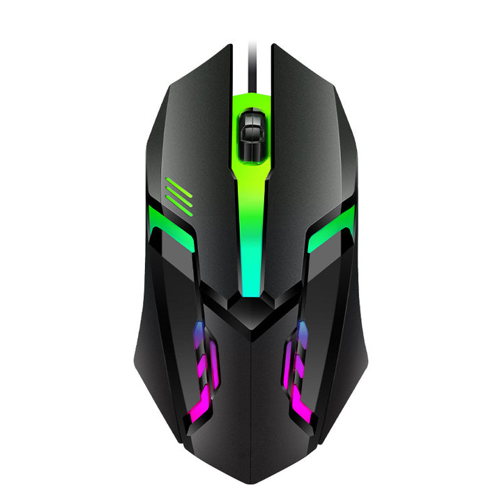 Hochpräzise ergonomische Gaming-Maus für Männer mit RGB-Beleuchtung Karnz
