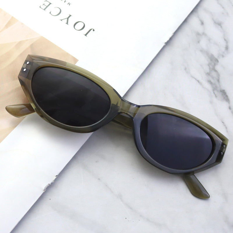 Vintage-inspirierte Katzenaugen-Sonnenbrille Karnz