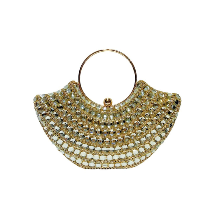 Rhinestone-beschmückte Clutch-Handtasche
