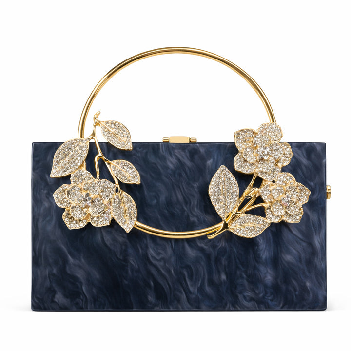 Statement Floral Verziertes Clutch