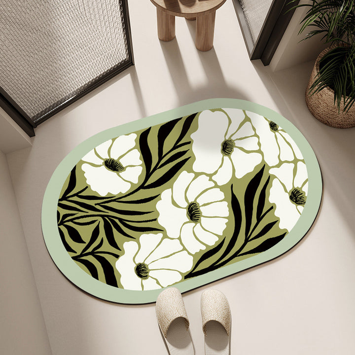 Floraler Druck Teppich Karnz