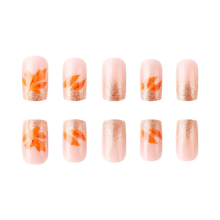 Herbst-inspiriertes Gel-Nailart-Set Karnz