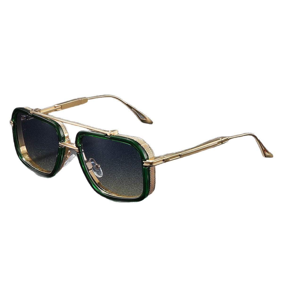 Damen Sonnenbrille mit luxuriösem Metallrahmen und stylischen Details Karnz