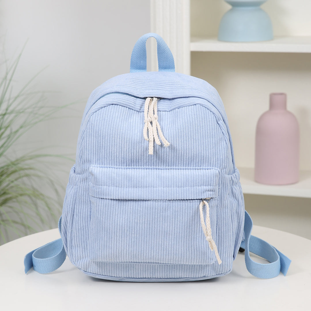 Cord-Rucksack mit Praktischem Frontfach Karnz