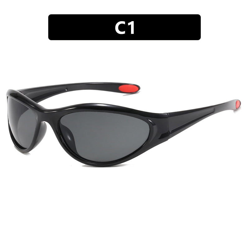 Damen sportliche Sonnenbrille mit polarisierenden Gläsern und ergonomischem Design Karnz