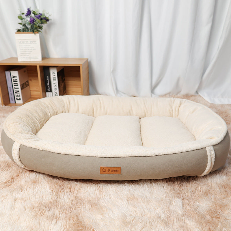 Rundes Plüsch Nest Hundebett