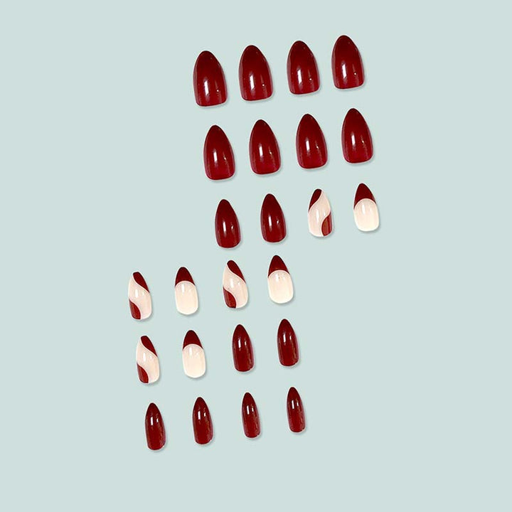 Elegante Stiletto Kunstnägel mit Ombre-Effekt Karnz