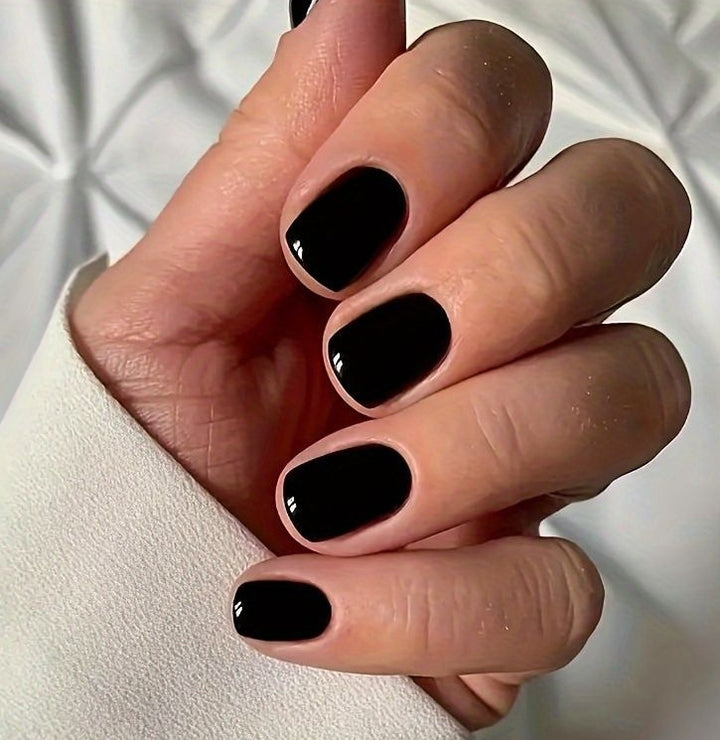 Glänzende Pediküre Nagelkunst Karnz