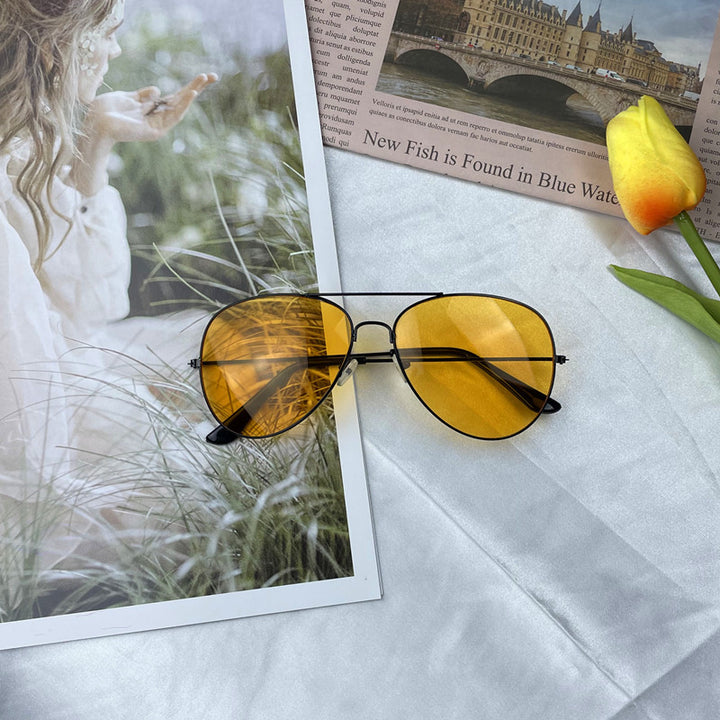 Oversized Aviator Sonnenbrille Karnz