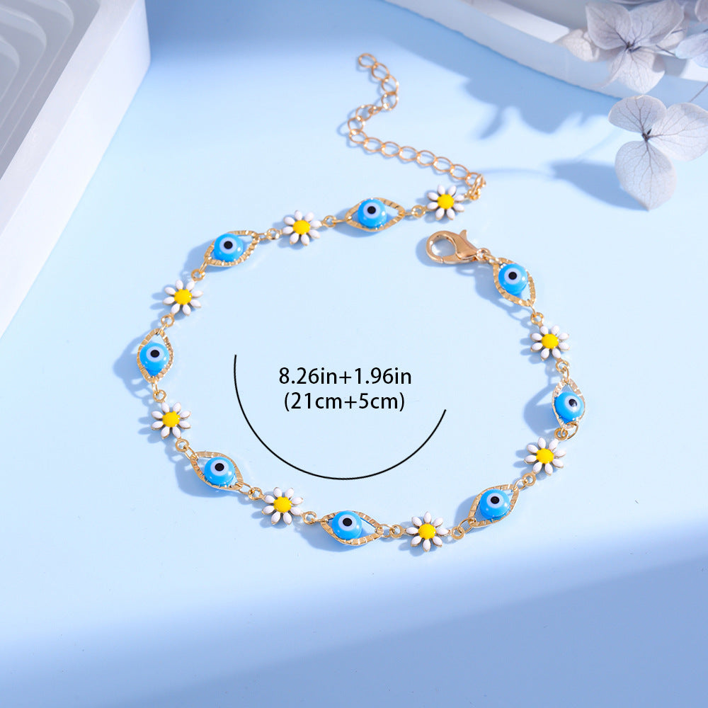 Eye Charm und Daisy Armband Karnz