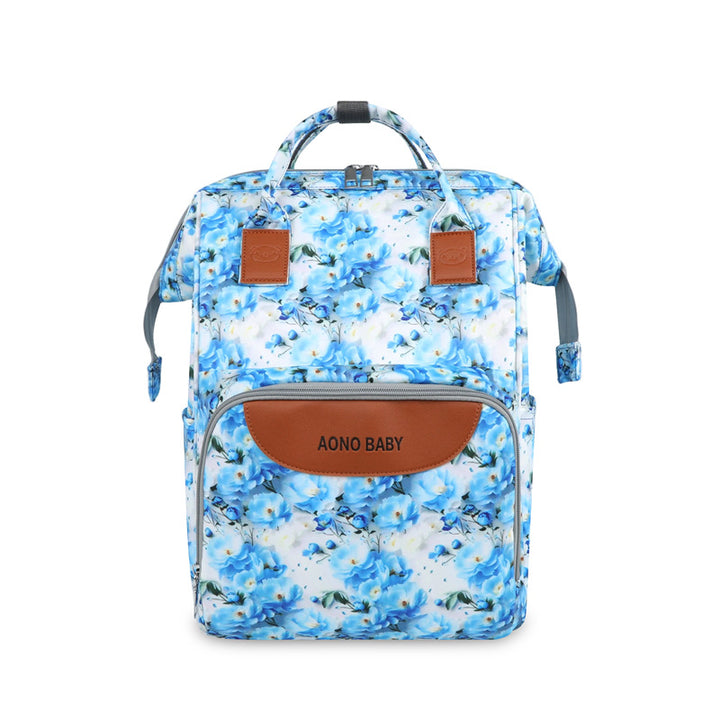 Kreativer floral gedruckter Mehrfach-Taschen Wickelrucksack Karnz