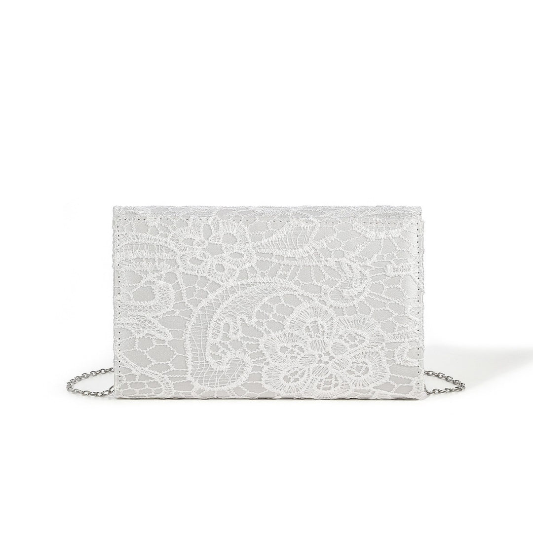 Elegante Clutch mit Spitzen-Details