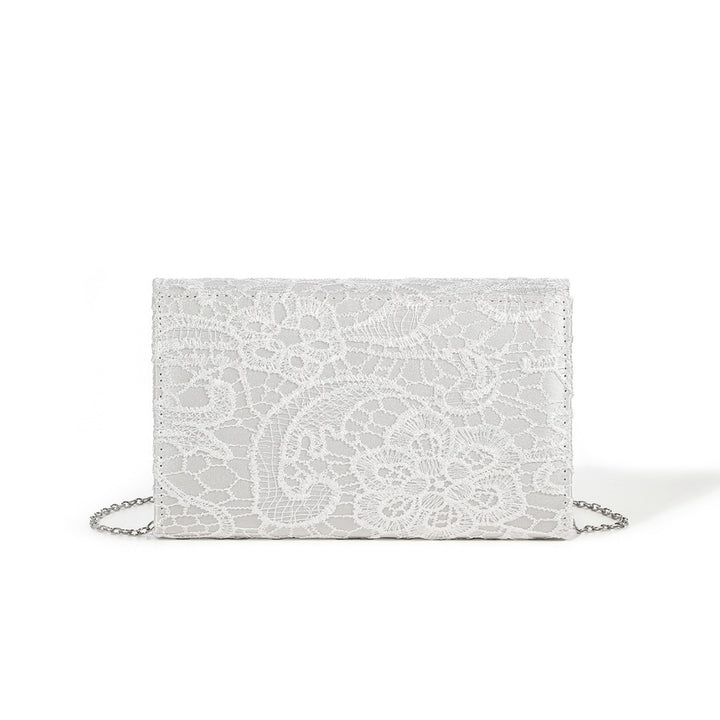 Elegante Clutch mit Spitzen-Details