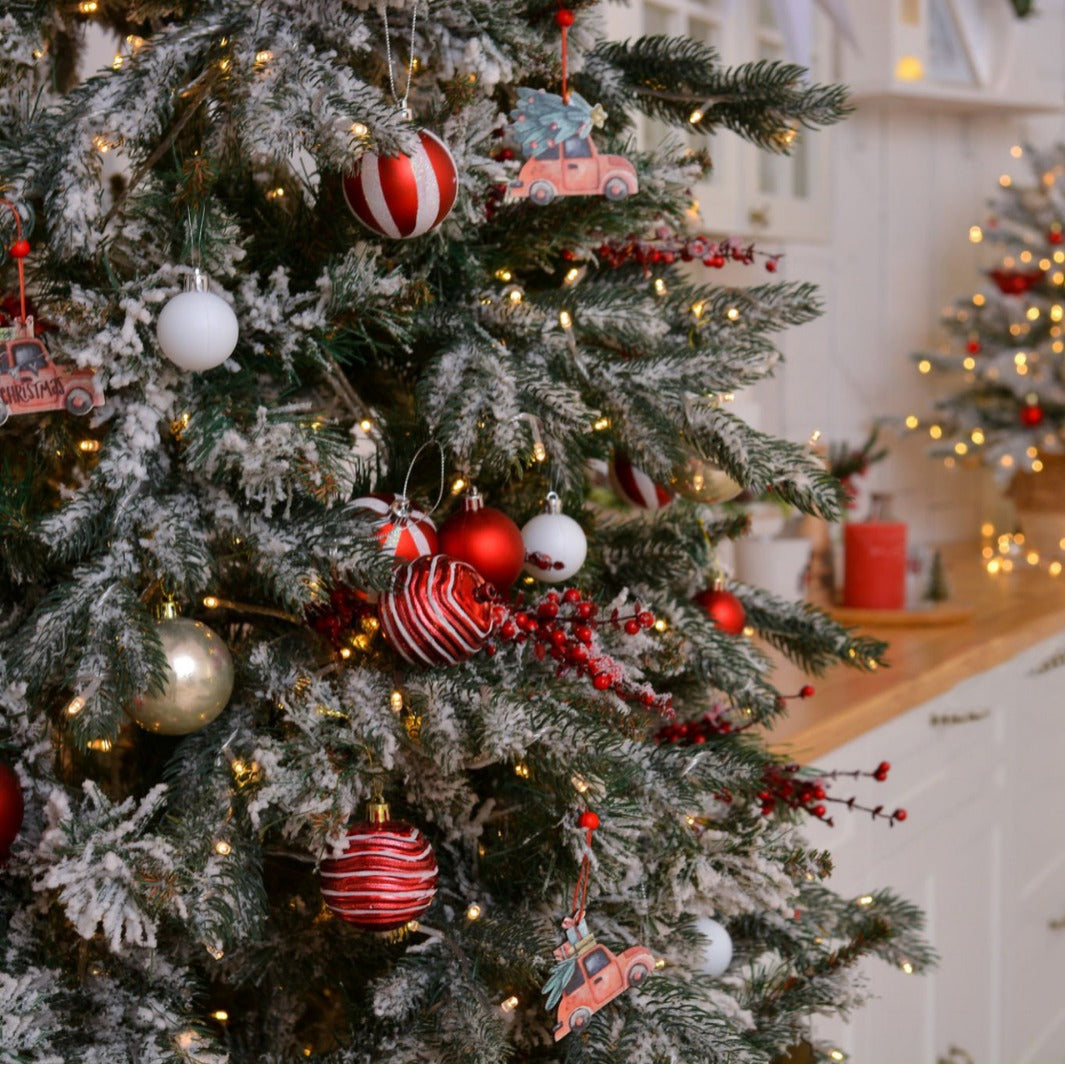 Dekorative Weihnachtsbaum Kugeln Set
