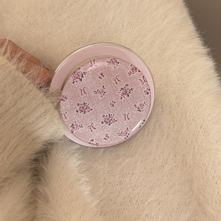 Handspiegel mit floralem Design Karnz