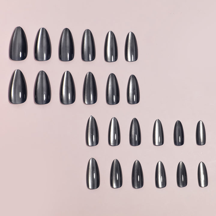 DIY Mandel-förmiger Press-On Nagel Set Karnz