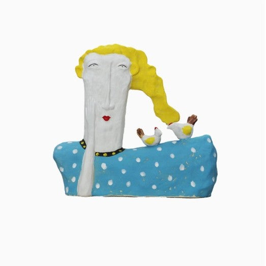 Holz Skulpturales Pferdefigur
