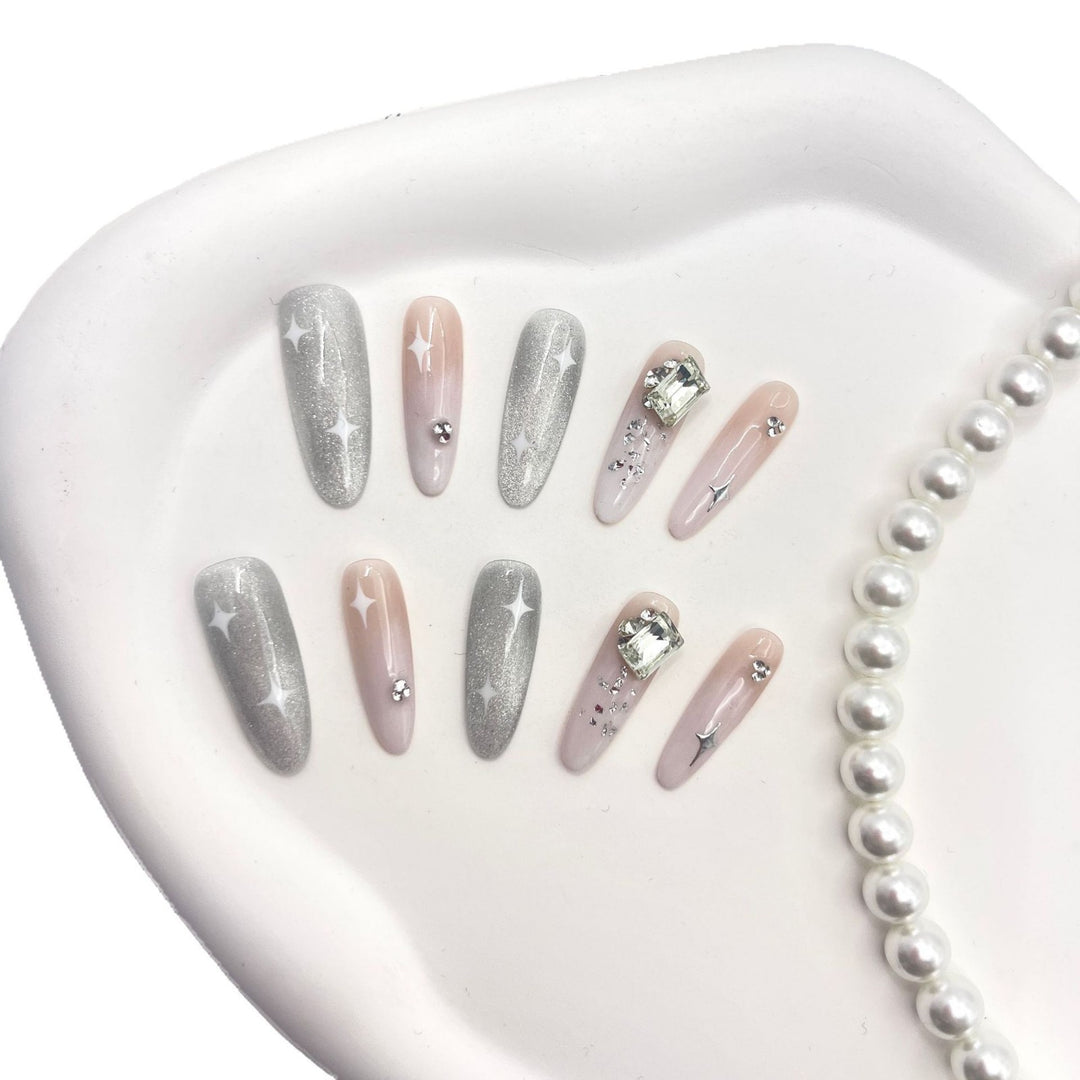 Glitzerndes Nagelkunst-Design-Set