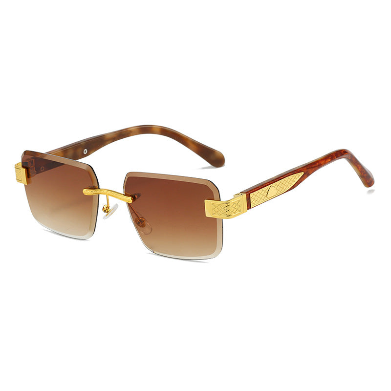 Damen elegante Sonnenbrille mit luxuriösem, glitzerndem Rahmen Karnz