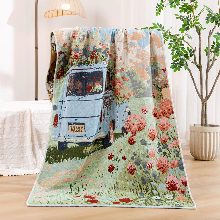 Unisex Kuscheldecke mit niedlichem Bärenmotiv Karnz
