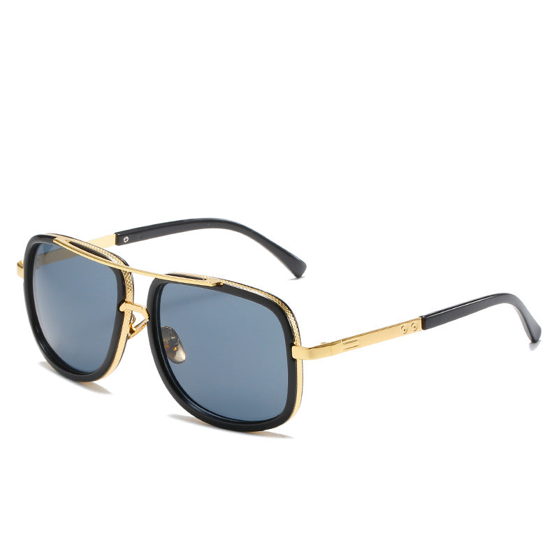 Damen quadratische Sonnenbrille mit luxuriösen Akzenten Karnz