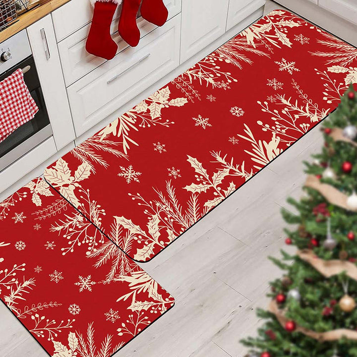 Weihnachts-Themen Küchenmatte Set
